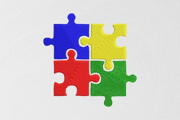 Autism Awareness Embroidery Design