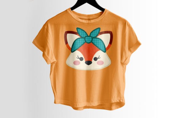 Fox with Bandanna Applique Embroidery