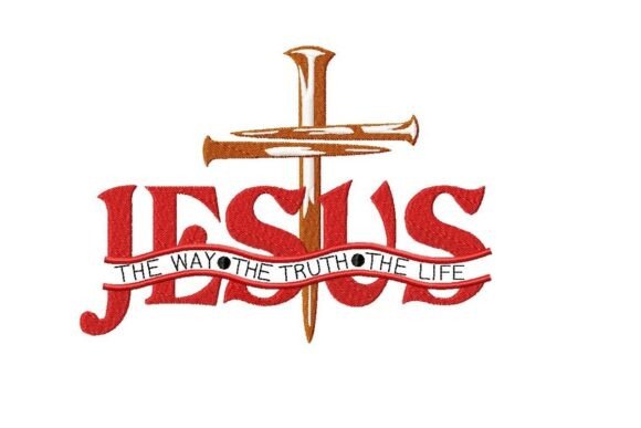 Jesus Embroidery Design – 5 Sizes