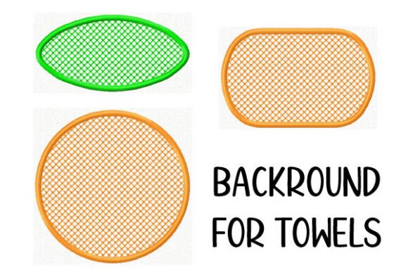 Knockdown Stitch Background Embroidery
