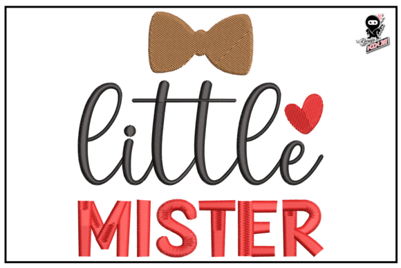 Little Mister, Baby Boy Embroidery