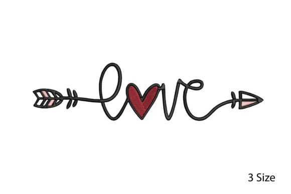 Love Arrow Embroidery Review