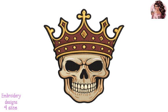 Skull King Embroidery: Bold, Memorable, Gift-Ready