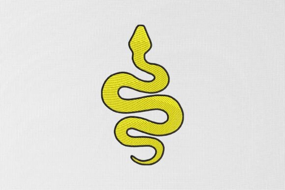 Snake Embroidery Design