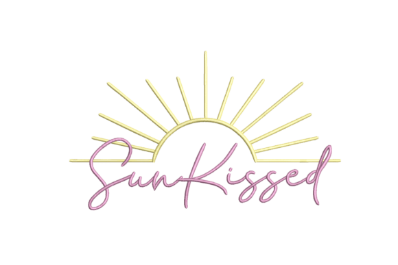 Sunkissed Embroidery Design